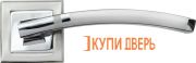 Ручка дверная RAP 13-S SN/CP Белый никель/Хром