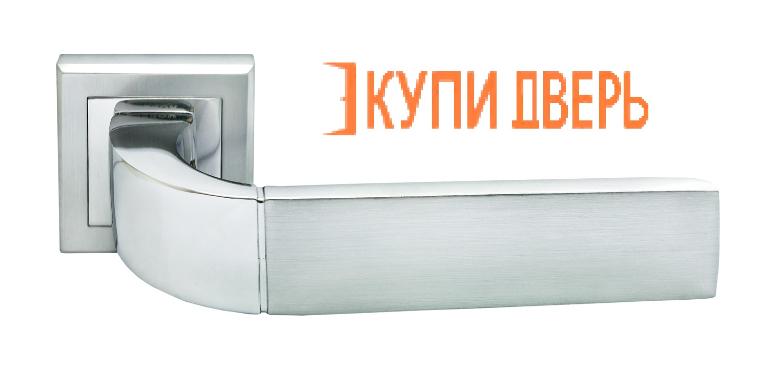 Ручная дверная MH-27 SC/CP-S  "W" Матовый хром/Хром