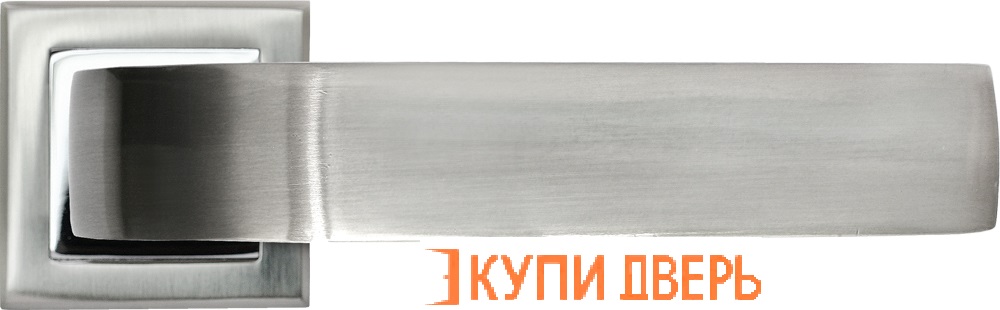 Ручка дверная RAP 15-S SN/CP Белый никель/Хром