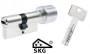Цилиндровый механизм ABUS Pfaffenhain SKG3 MX ключ/вертушка (защита от перелома 3 ключа)
