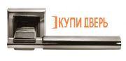 Ручная дверная DIY MH-13 SN/BN S "Упоение" Белый никель/Черный никель