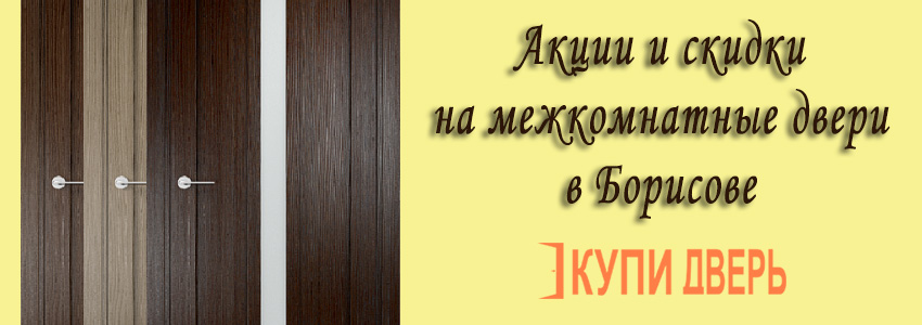 Скидки и акции на межкомнатные двери в Борисове