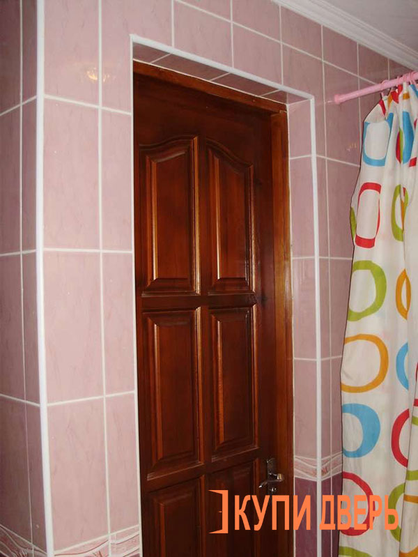Двери межкомнатные в ванную и туалет в интерьере, фото 2