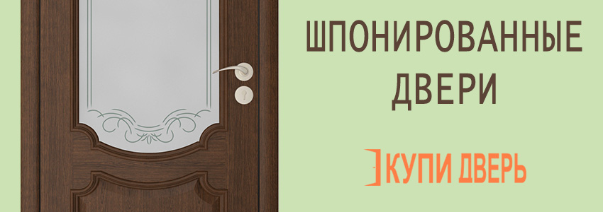 Двери шпонированные