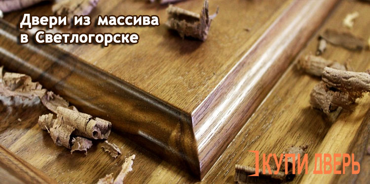 Дверь из массива тонированная