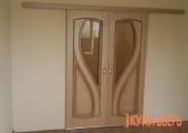Двери в зал раздвижные фото